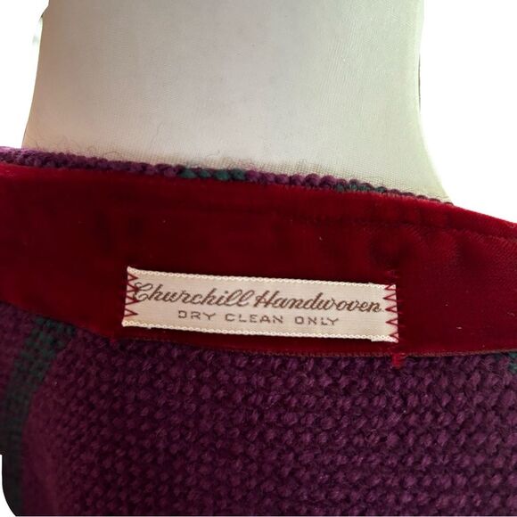 Churchill Handwoven Wool Poncho | Vintage | EUC - Picture 9 of 10